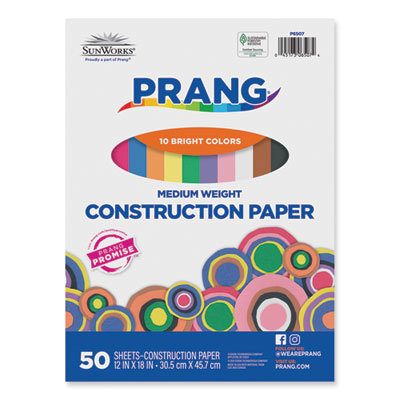 Prang SunWorks Construction Paper, 50 lb